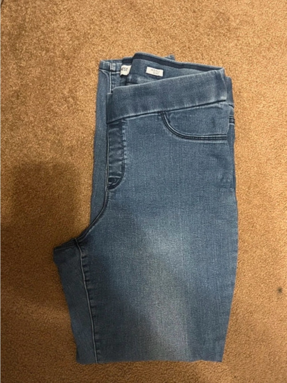 Nine West Men's Mid-Blue Slim Straight Jeans